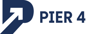 Logo_Pier 4 LTD_Blue_WhiteOutline_Horizontal