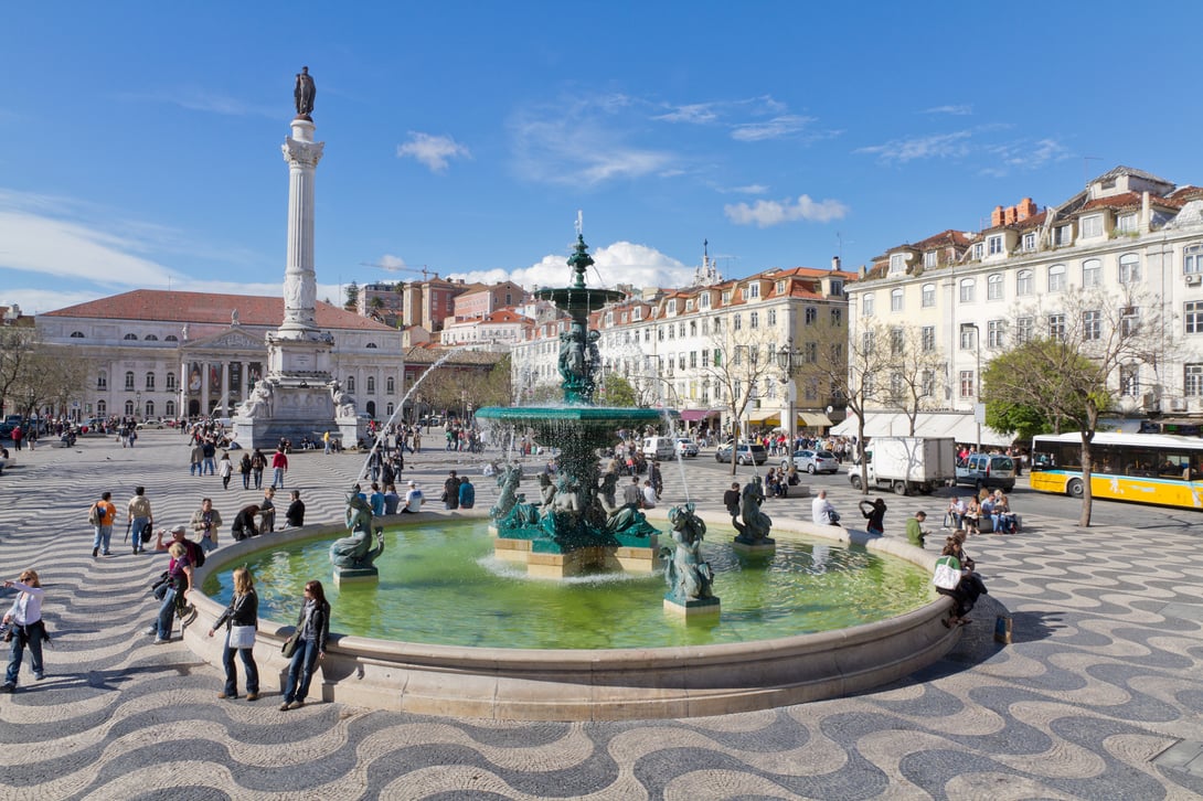 Rossio Square Lisbon