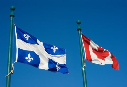 Quebec-Canada-flags