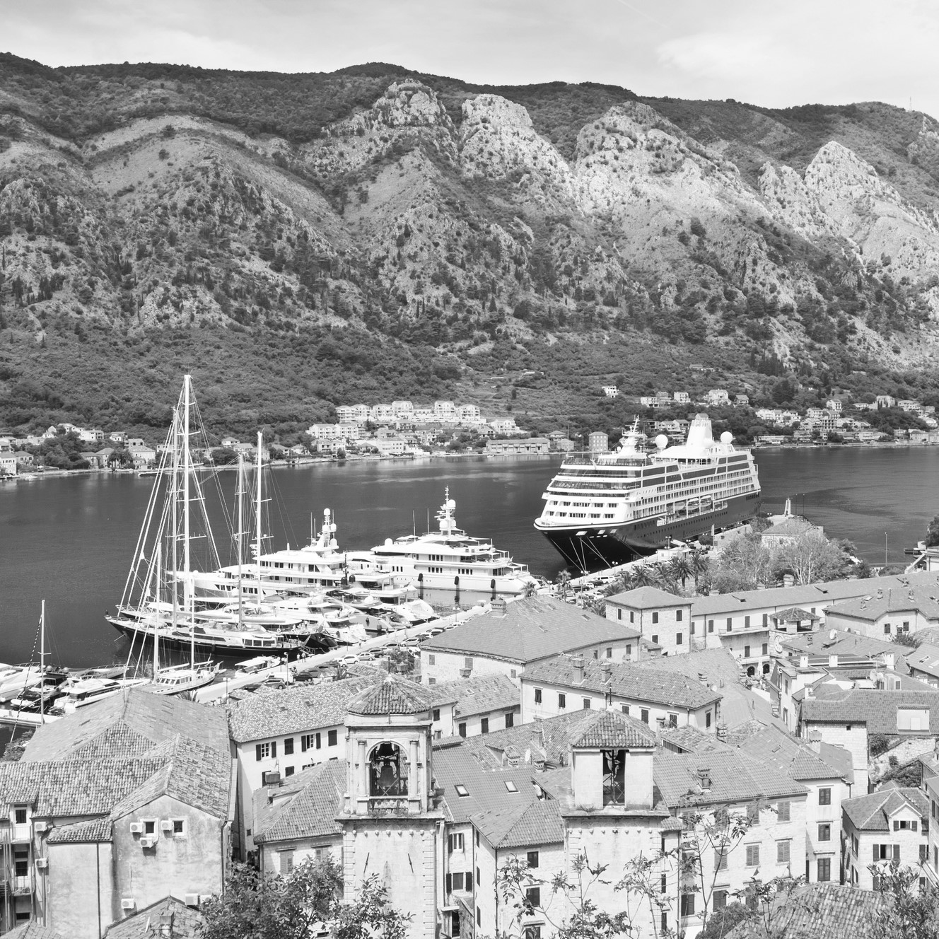 Montenegro Landscape BW